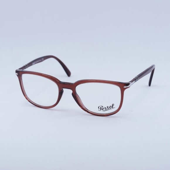 Persol PO3240V 1104 Eyeglasses Bordeaux 52mm Square Frame - Picture 9 of 12